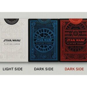 Officially Licensed Star Wars Playing Cards theory11 LIGHT And Dark Side 3 Seald